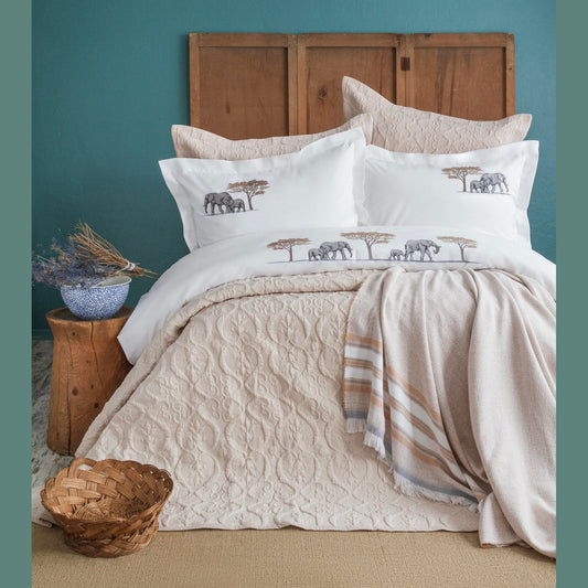 8 pcs DOUBLE TIMELESS PRIME SET ALEPH LINEN