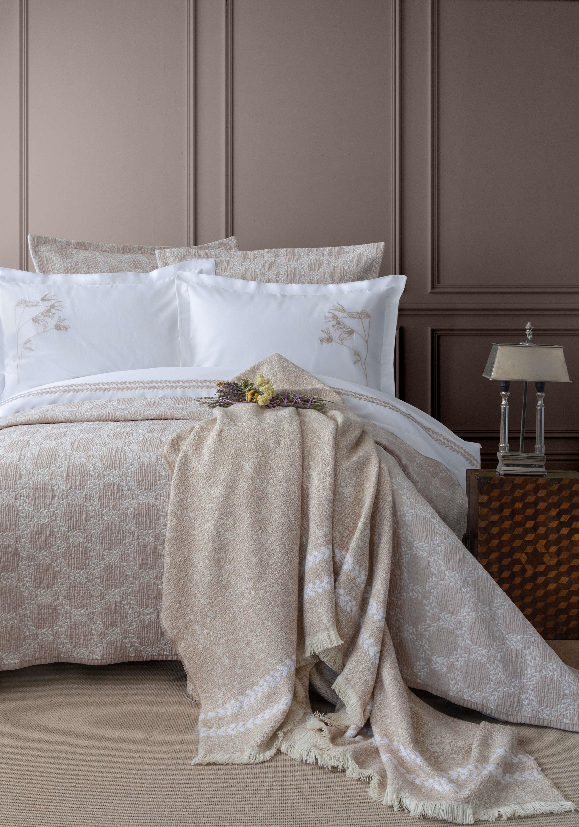 8 pcs DOUBLE TIMELESS PRIME SET  CROWN BEIGE