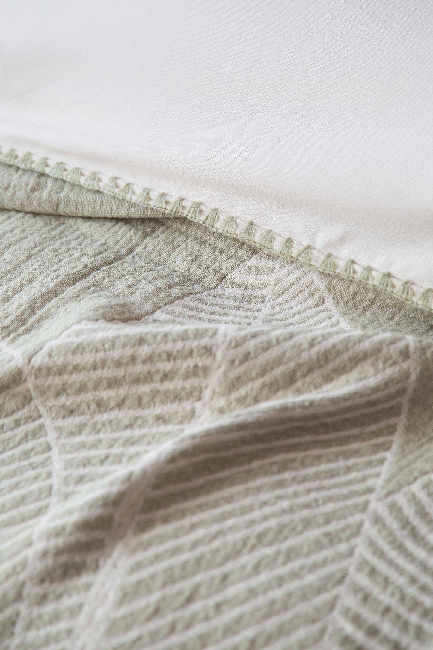 DOUBLE MUSLIN BEDSPREAD+ DUVET COVER SET JUNE ISLAND