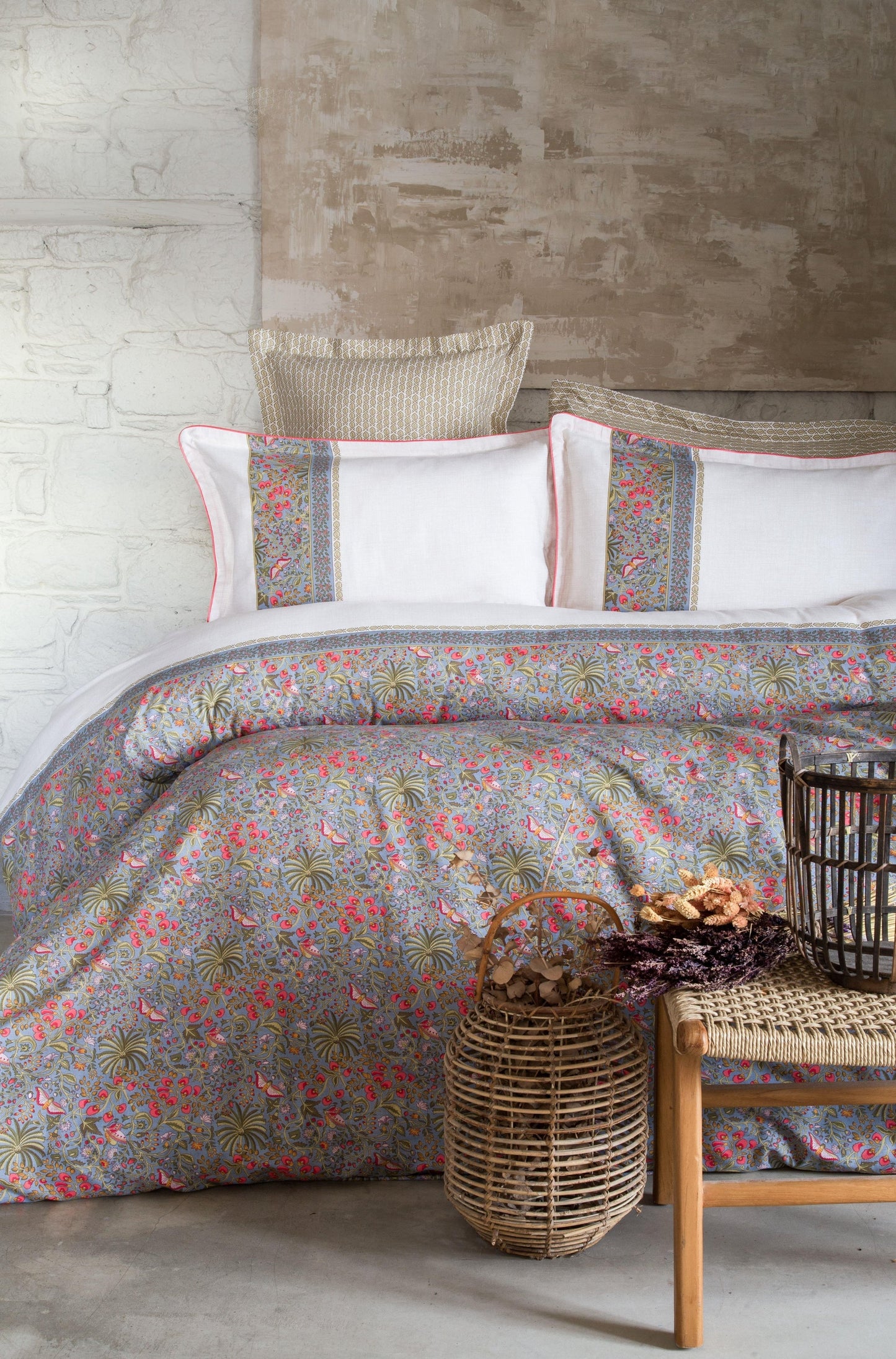 DOUBLE CREPE DUVET COVER SET HEAVENLY