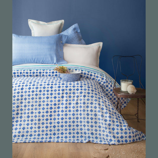 DOUBLE TENCEL DUVET COVER SET TERRA NAVY