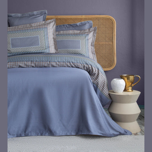DOUBLE SIZE DUVET COVER SET PRINTED SATIN REGINA
