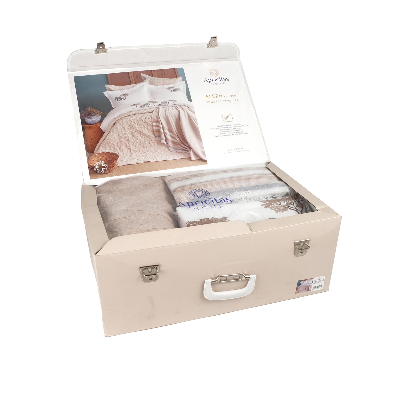 8 pcs DOUBLE TIMELESS PRIME SET ALEPH LINEN