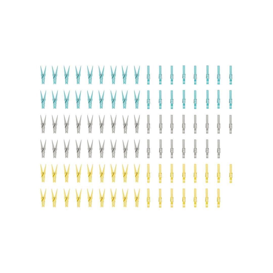 AQUAPUR CLOTHES PEGS 100 PIECES
