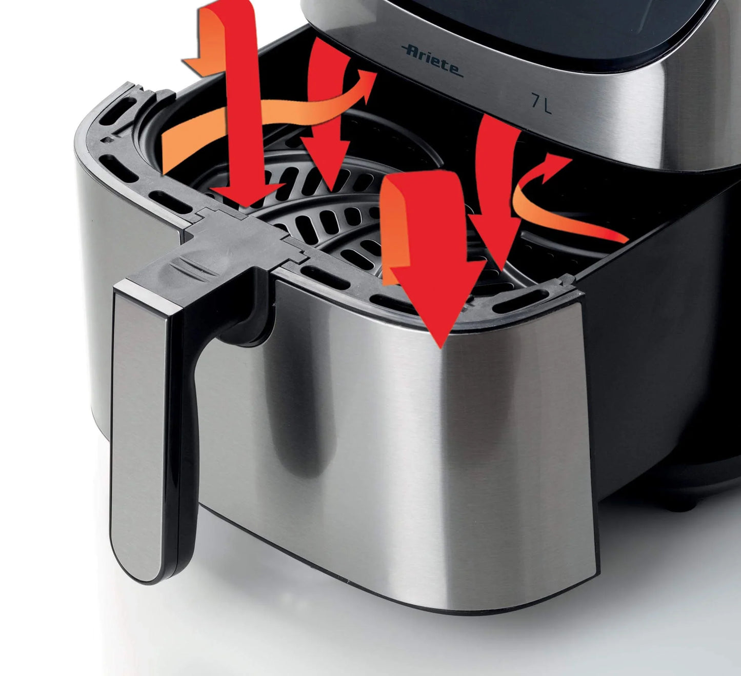 Ariete Digital Air Fryer 7L, Black Matt,1800W