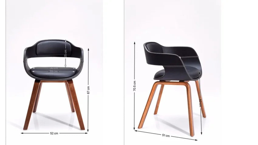 Costa Walnut Armchair by KARE Design