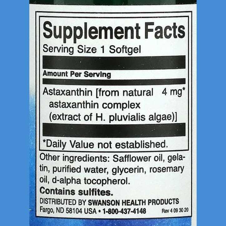 Astaxanthin Swanson