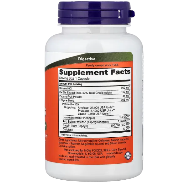 NOW Foods Super Digestive Enzymes 90 Capsules