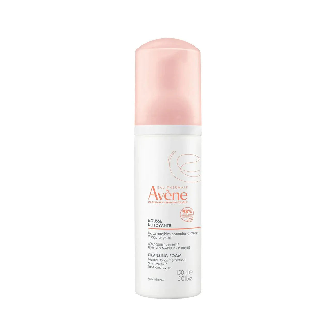 Avene cleansing foam for normal to combination sensitive skin 150ml