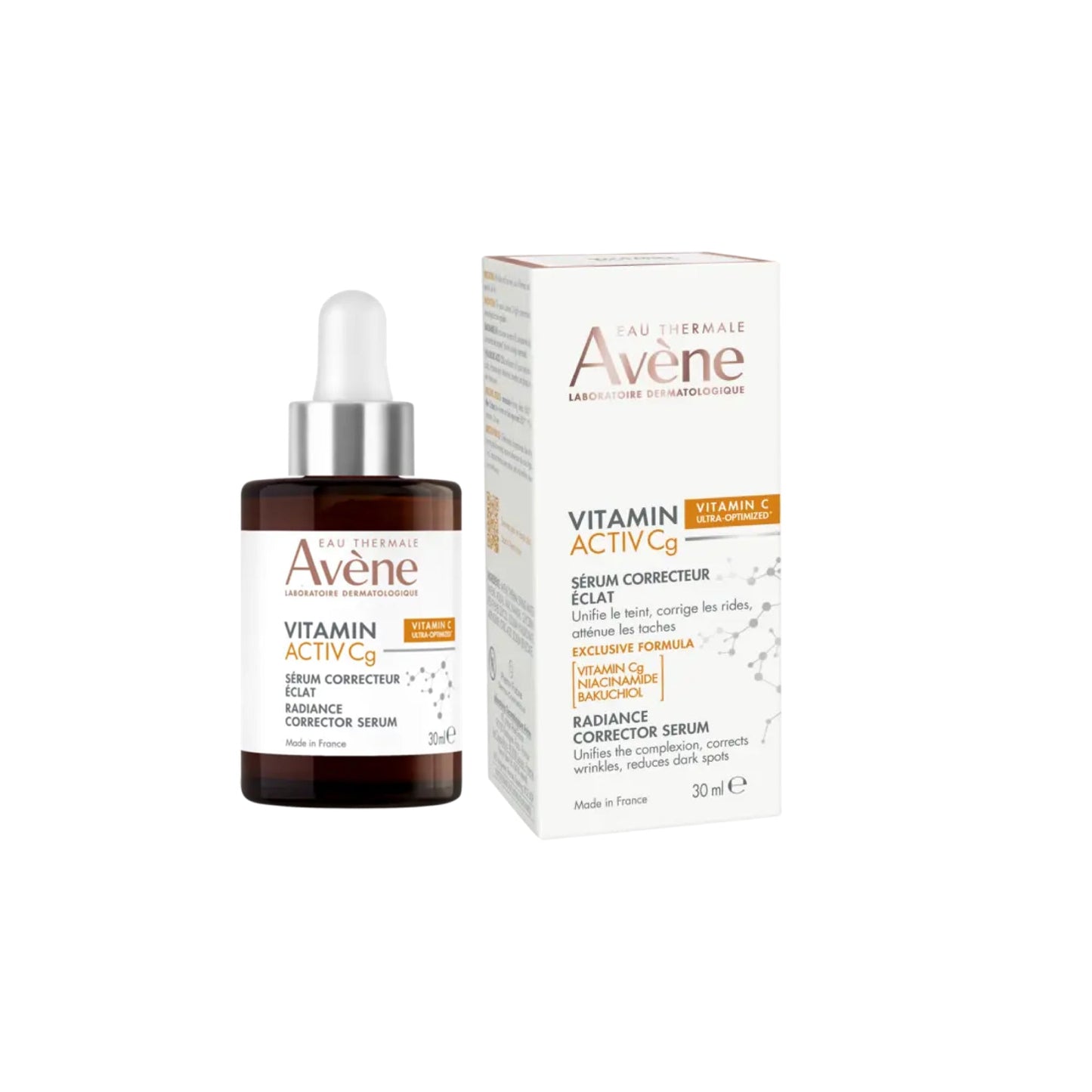 Avene Eau Thermale Vitamin Activ CG serum.