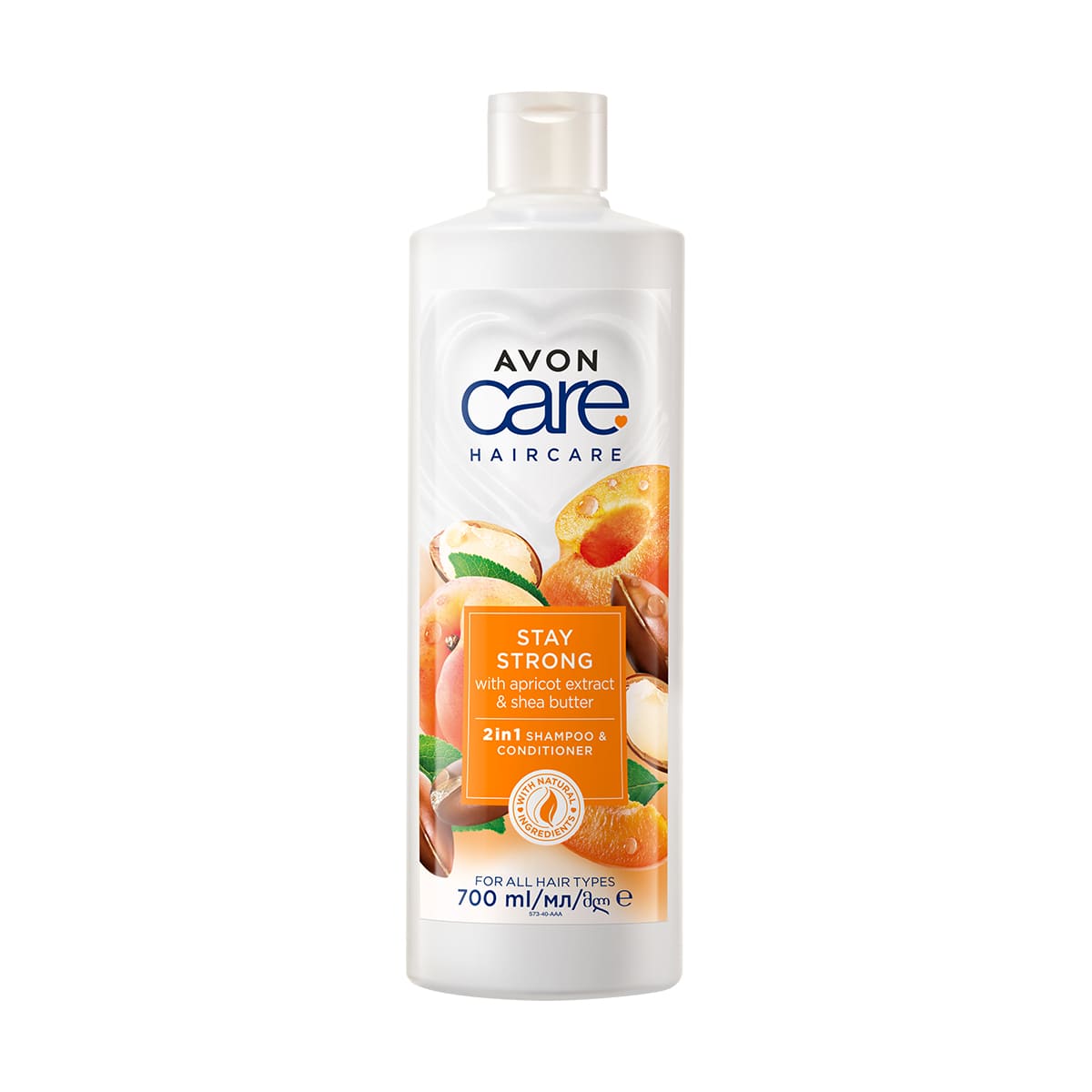 Avon Care Apricot & Shea Butter 2 in 1 Shampoo & Conditioner