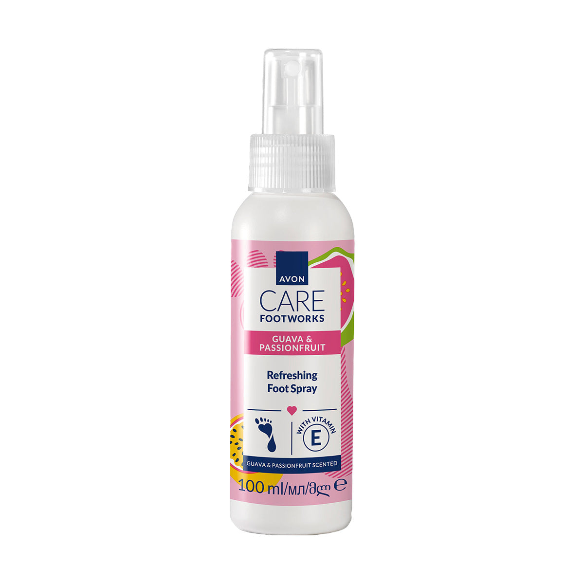 Avon Care Footworks Guava & Passion Fruit Refreshing Foot Spray