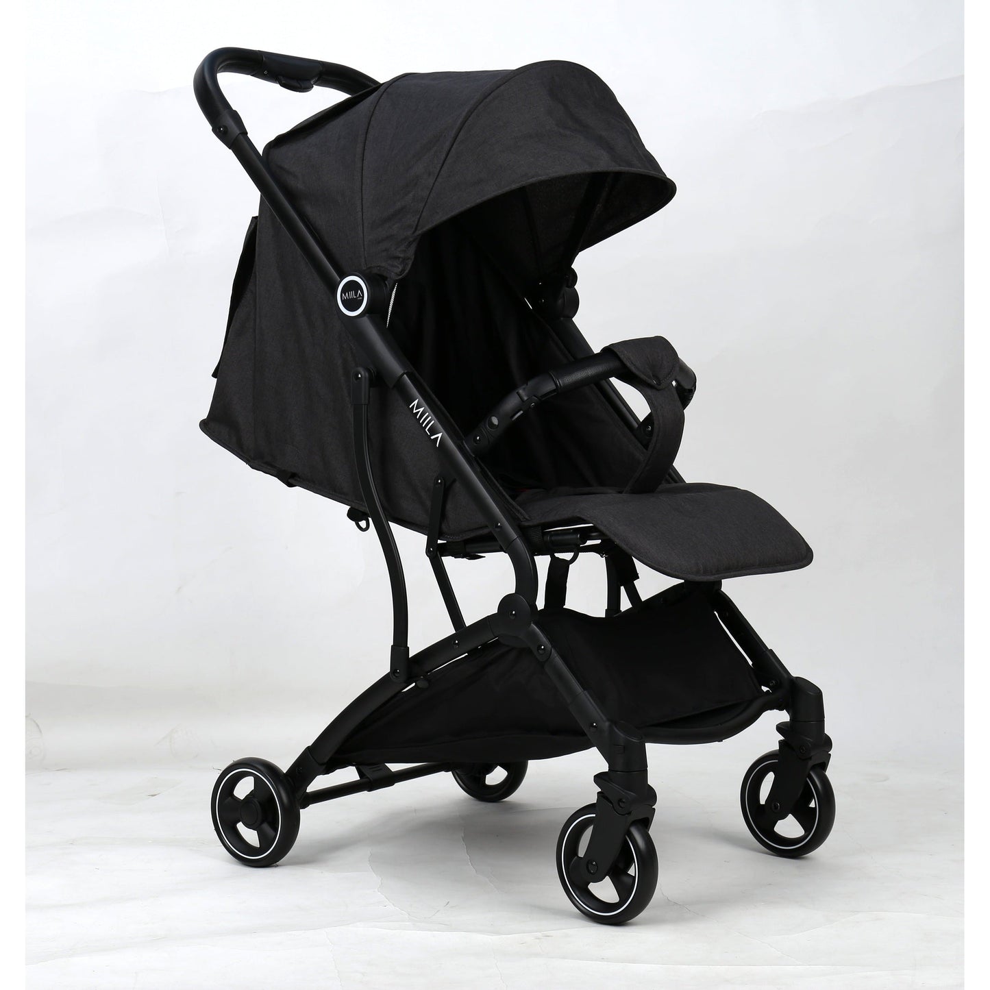 Miila Travel Stroller and Adapter Black Lightweight