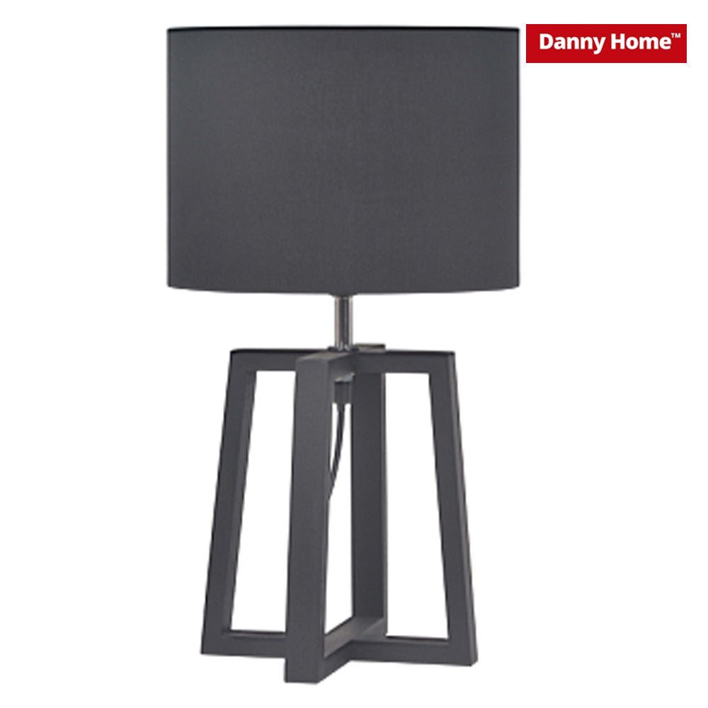 Danny Home Black Wooden Table Lamp 44.5cm