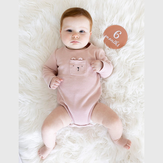 Acrylic Milestone Props Blush - Baby Growth Tracker