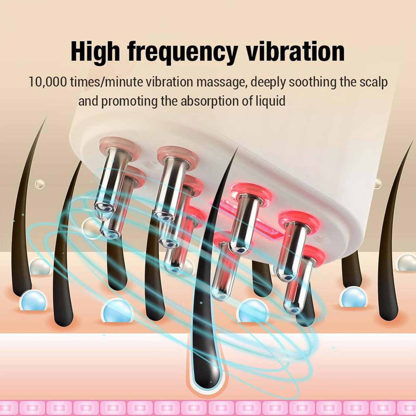 2 in 1 Electric Hair Oil Applicator and Scalp Massager - Medaid International