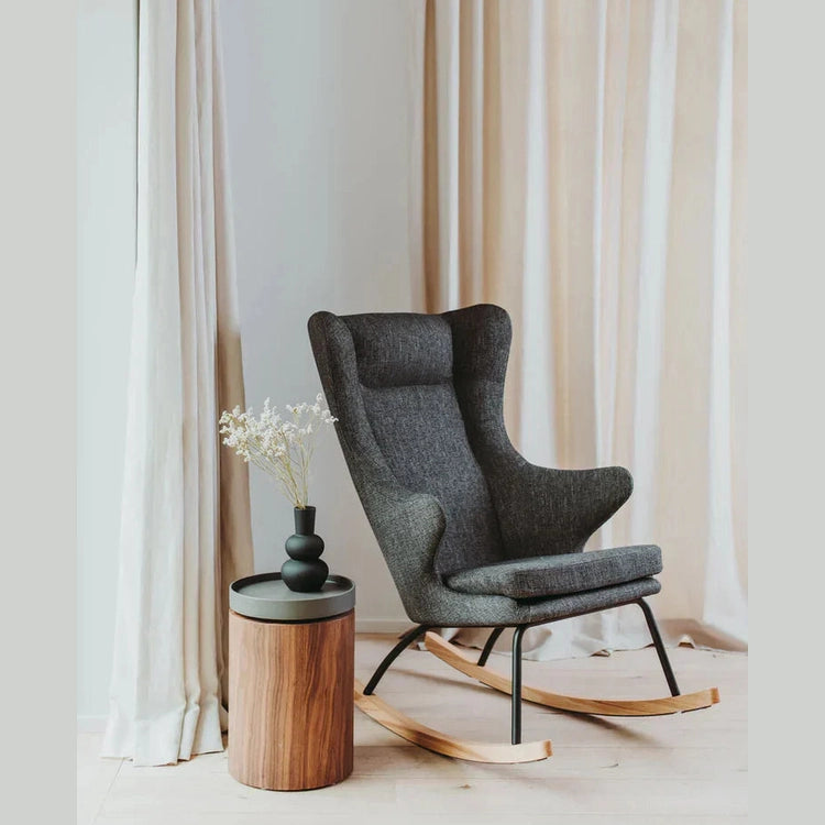 Quax - Rocking Adult Chair - Deluxe Black - Nursing Chair