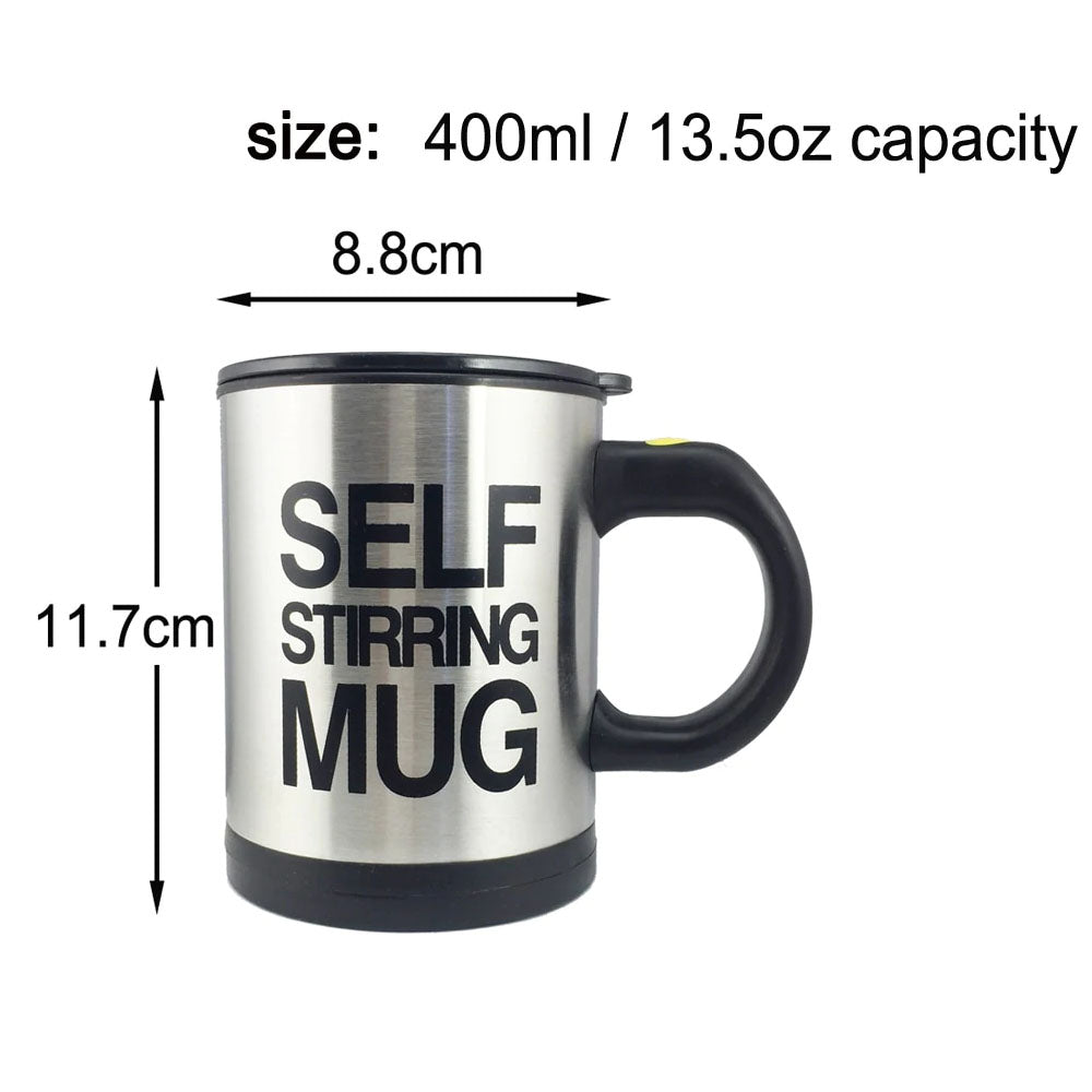 Self Stirring Mug Stainless Steel Coffee Mug