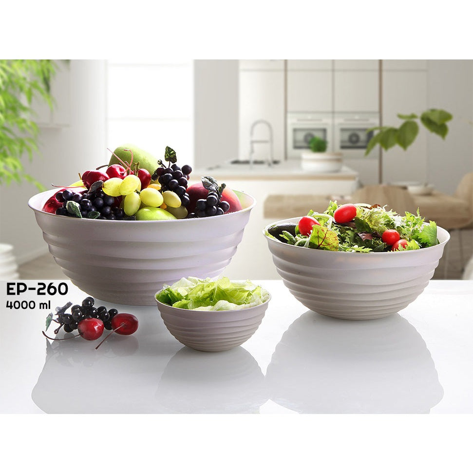 Plastic Bowl Wavy Design 4000 ml - 27.5 cm