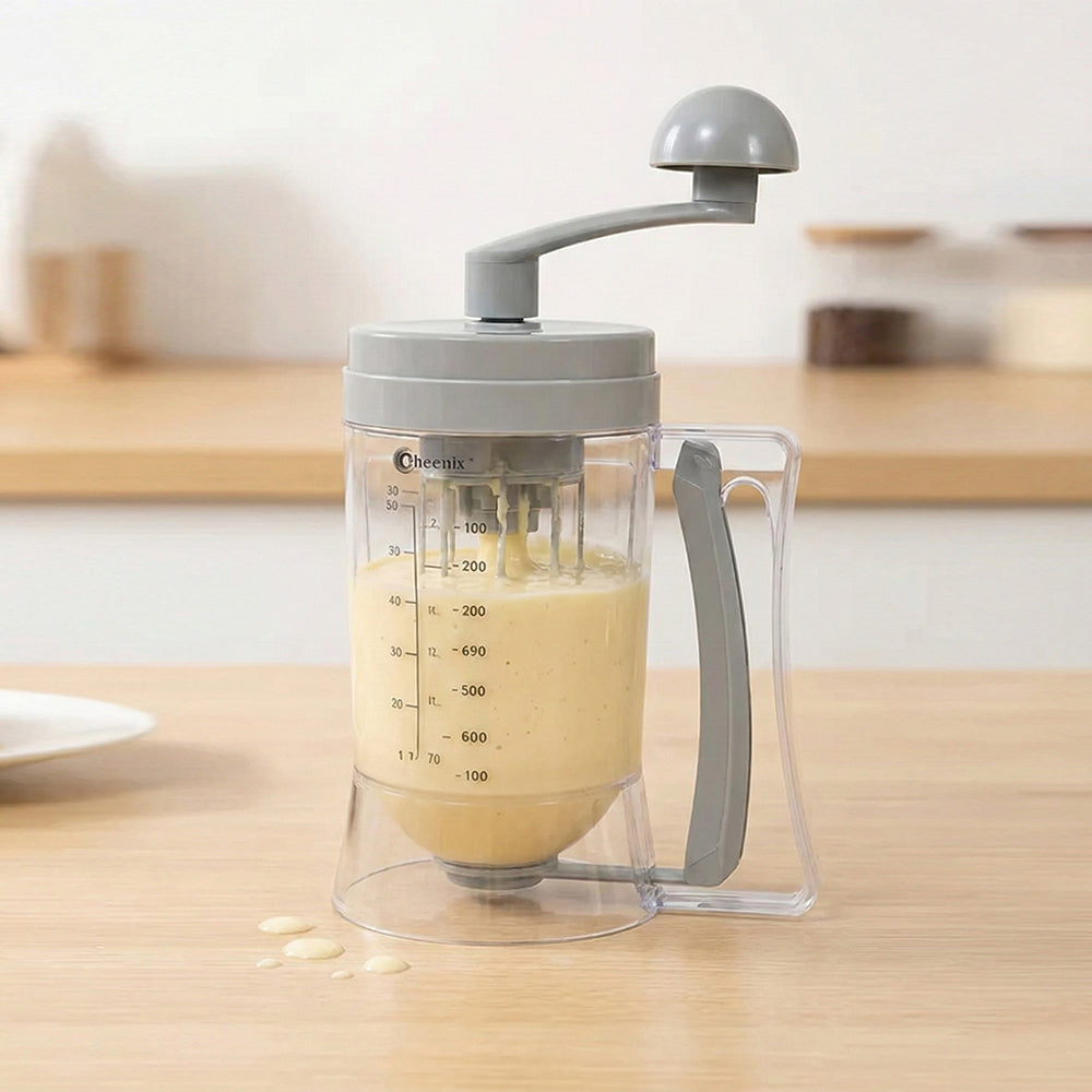 Phoenix Manual Batter Mixer &amp; Easy-Pour Dispenser 800ml