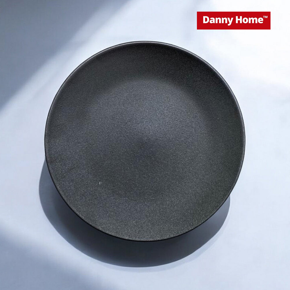 Danny Home 7.5-Inch Porcelain Flat Plate 1-Piece