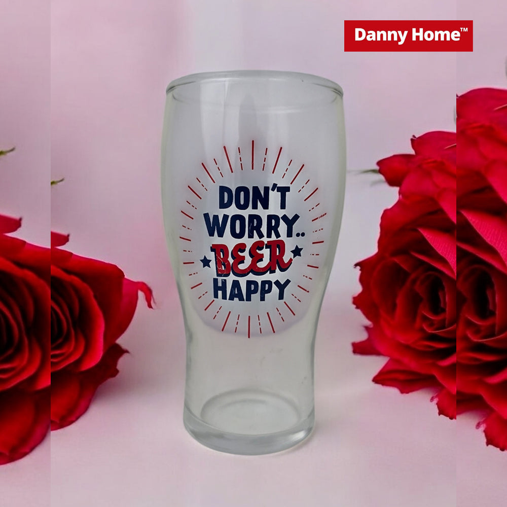 Danny Home Beer Glass & Opener Set “Beer Happy”