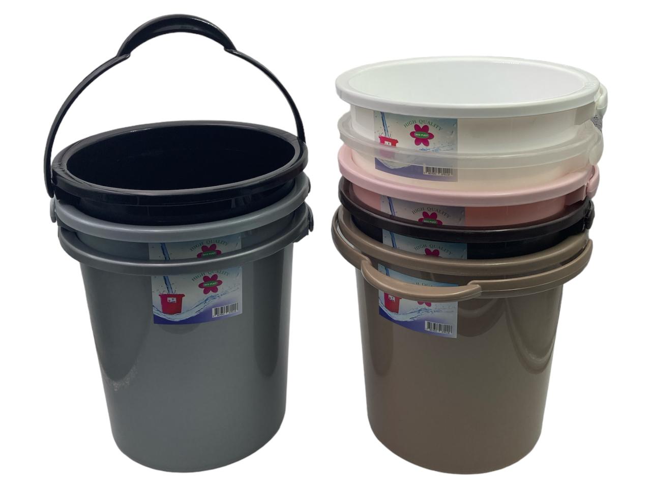 High quality plastic cleaning bucket with w handle 14L
