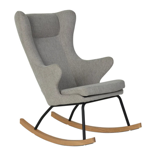 Quax - Roking Adult Chair - Deluse Nursing Chair - Sand Grey
