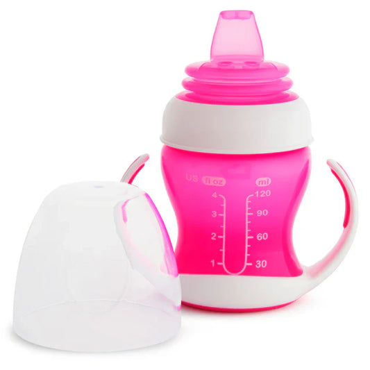 Munchkin - 4oz Gentle Transition Cup - Pink Sippy