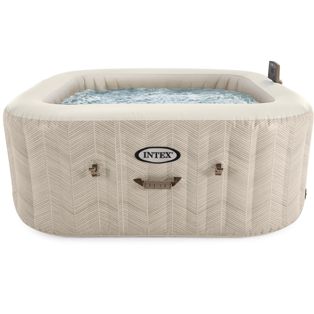 Intex Chevron Deluxe Square Bubble Spa Set