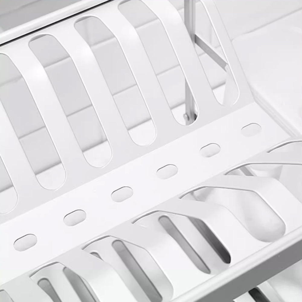 65-cm Aluminum Large 3-Layer Dish Rack