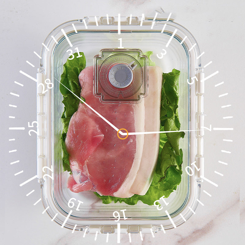 630ml Borosilicate Rectangle Glass Food Storage Container With Microwave, Freezer &amp; Dishwasher Safe NFH-77309