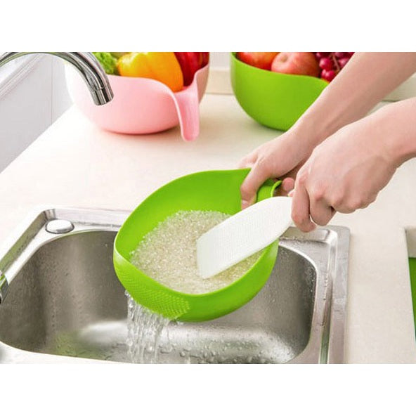 Plastic Fruit Bowl and Strainer Small Size