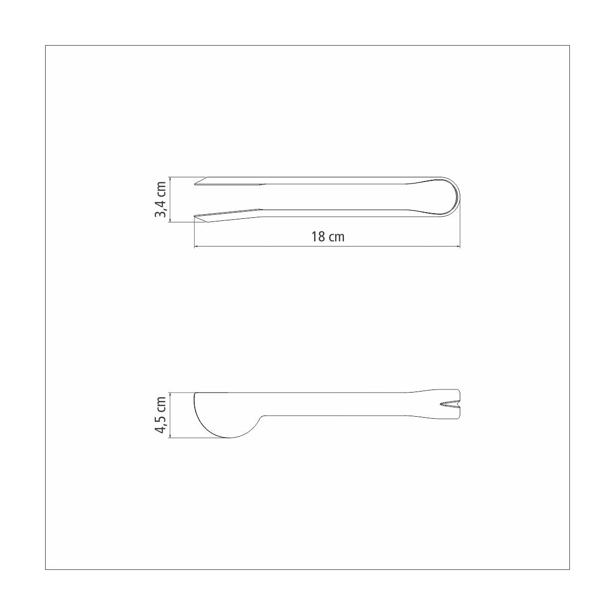 Tramontina Utility stainless steel ice tongs