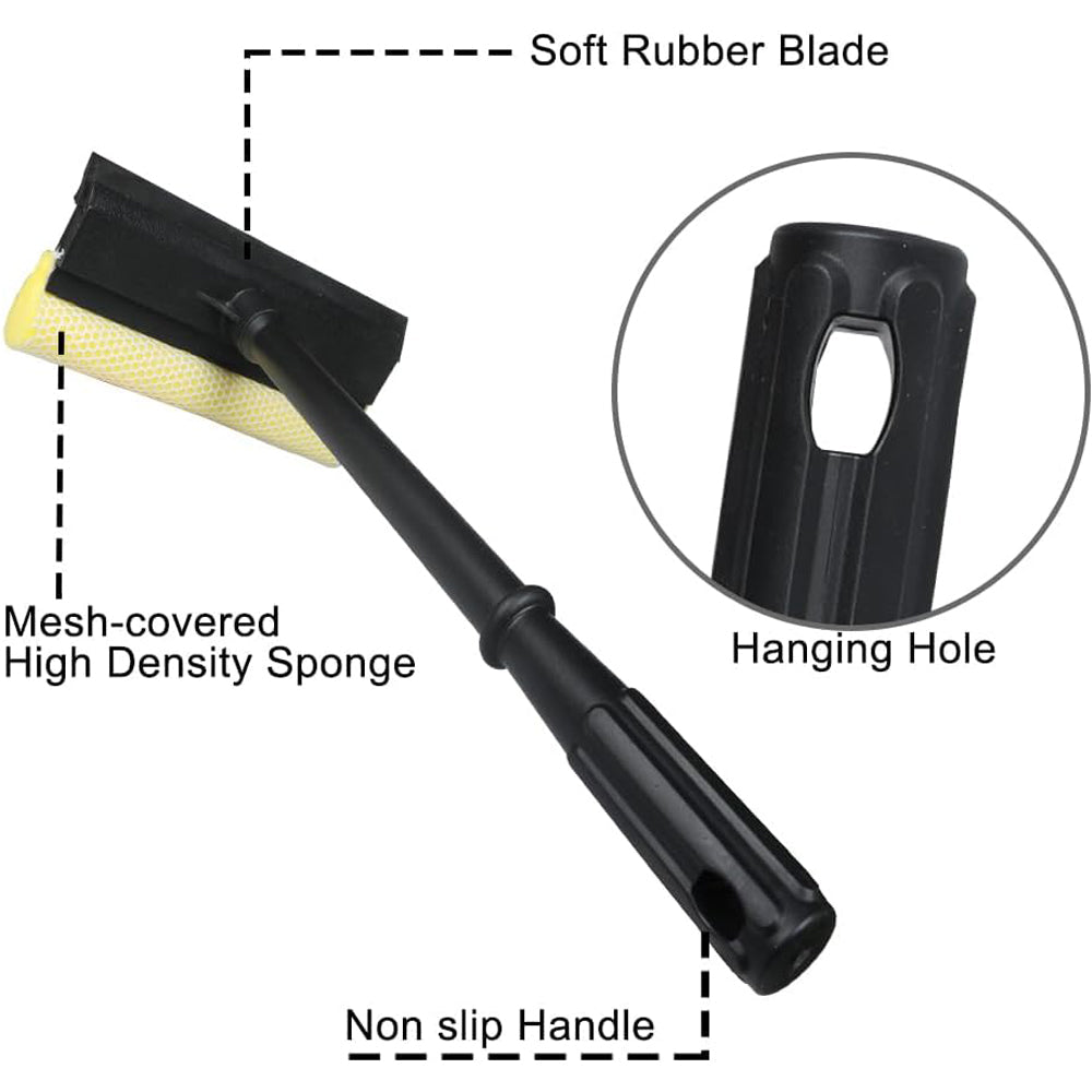 Danny Home Sponge Scrubber Rubber Blade Window Wiper 20x50cm