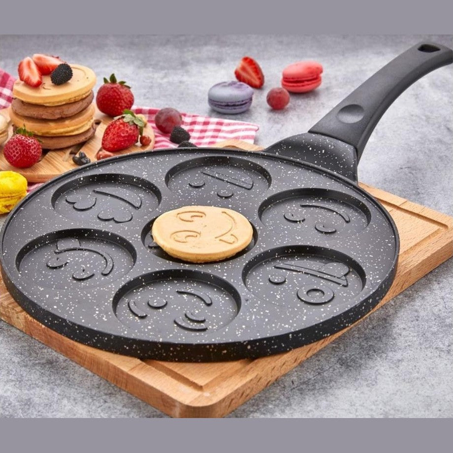 Dosthoff Cast Alum 7 Emojis Mini Pan Cakes 26 cm