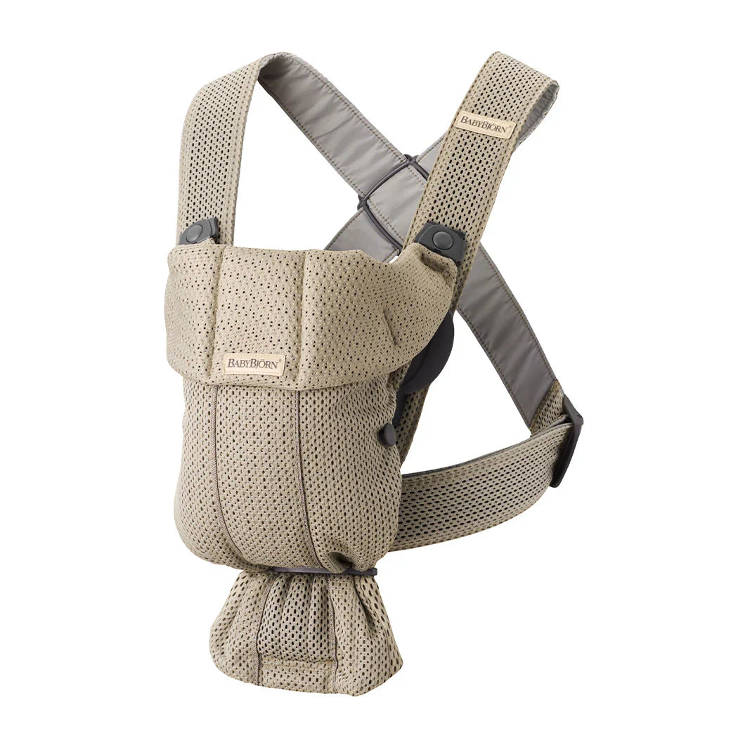 BabyBjorn - Baby Carrier Mini Jersey 3D - Gray Beige