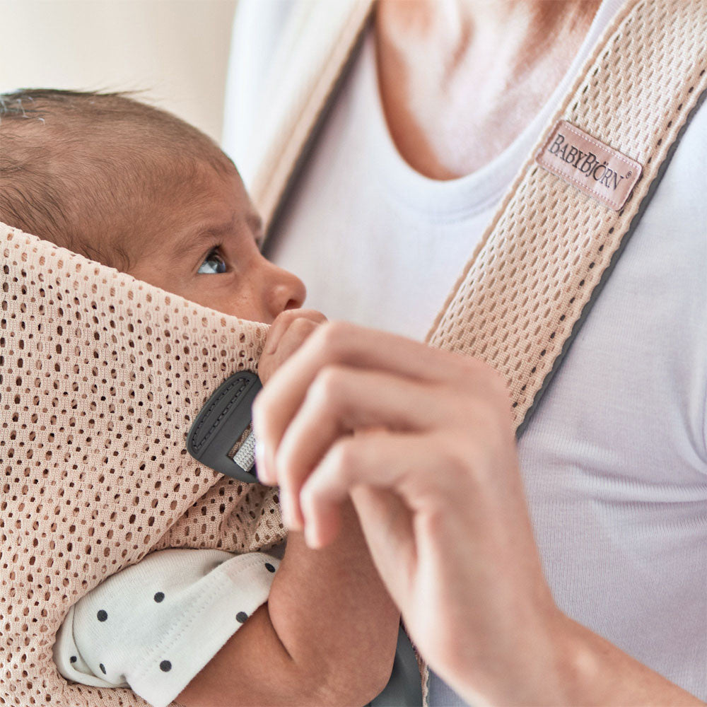 Babybjorn - Baby Carrier Mini Jersey 3D - Pearly Pink