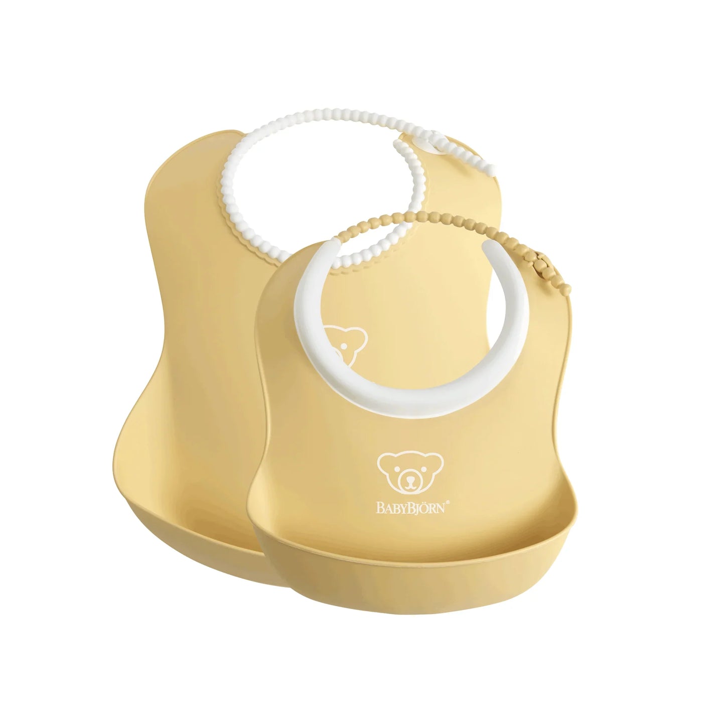 Babybjorn - Feeding Bib Set - 2pack - Powder Yellow