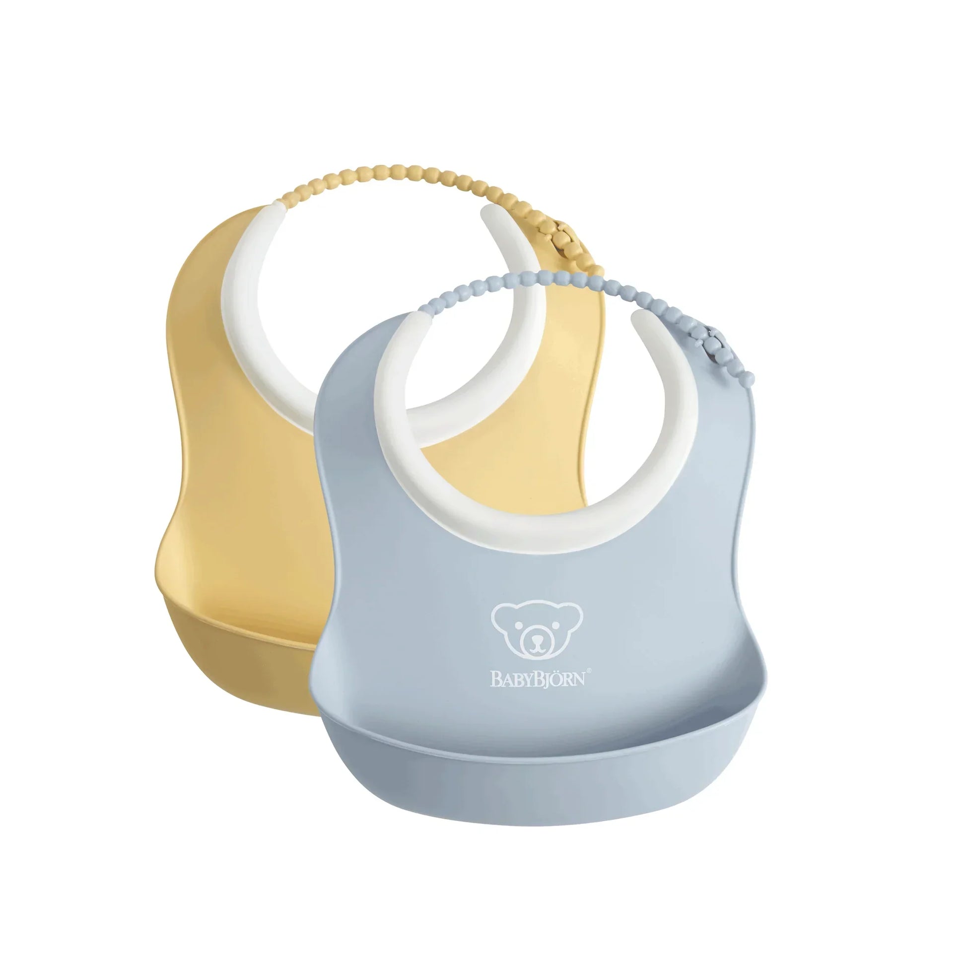 Babybjorn - Soft Bib 2pack - Powder Yellow&Blue