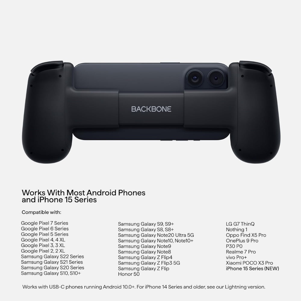 Backbone One Mobile Gaming Controller for Android and iPhone (USB-C)