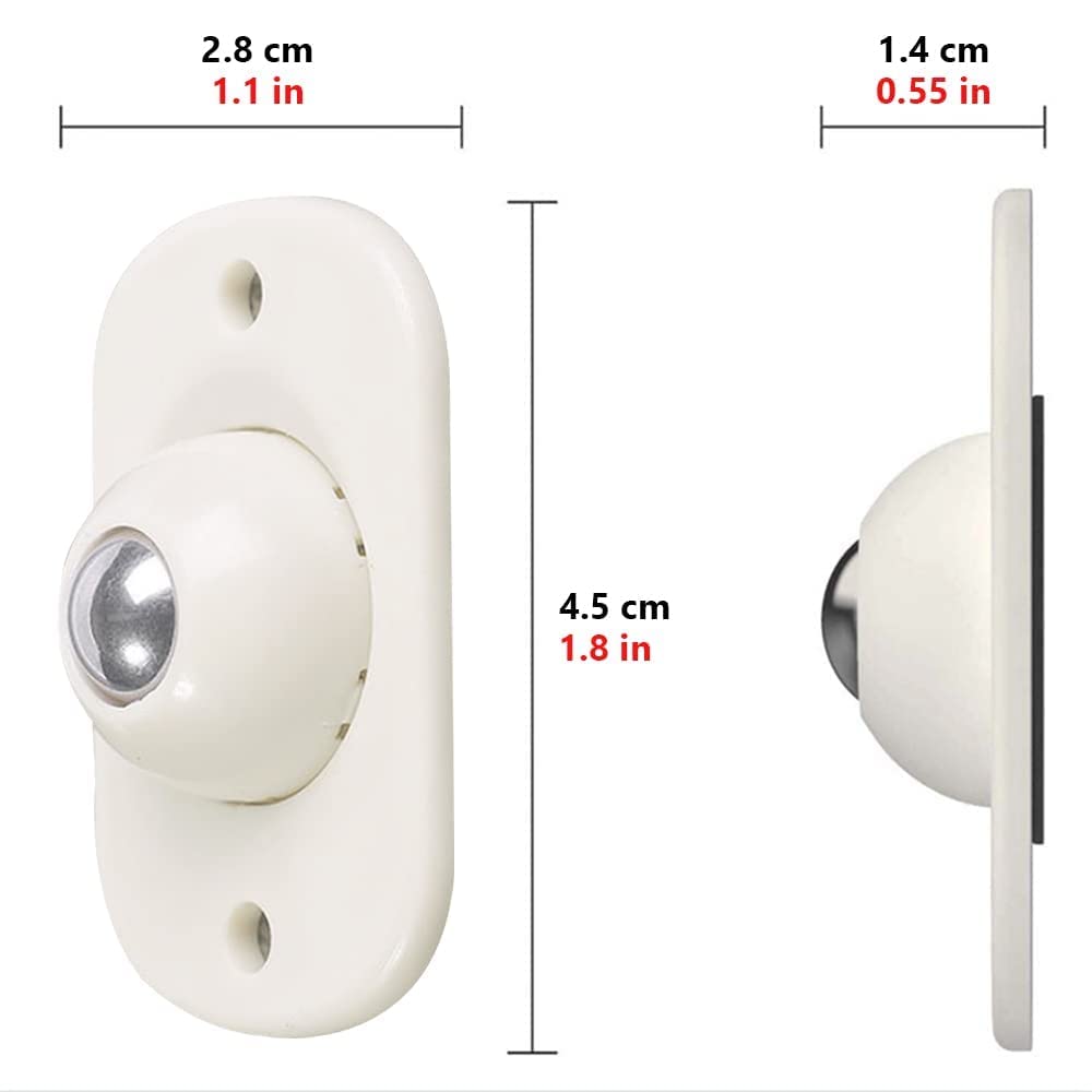 Heavy-Duty Ball Transfer Casters – 4 Pack
