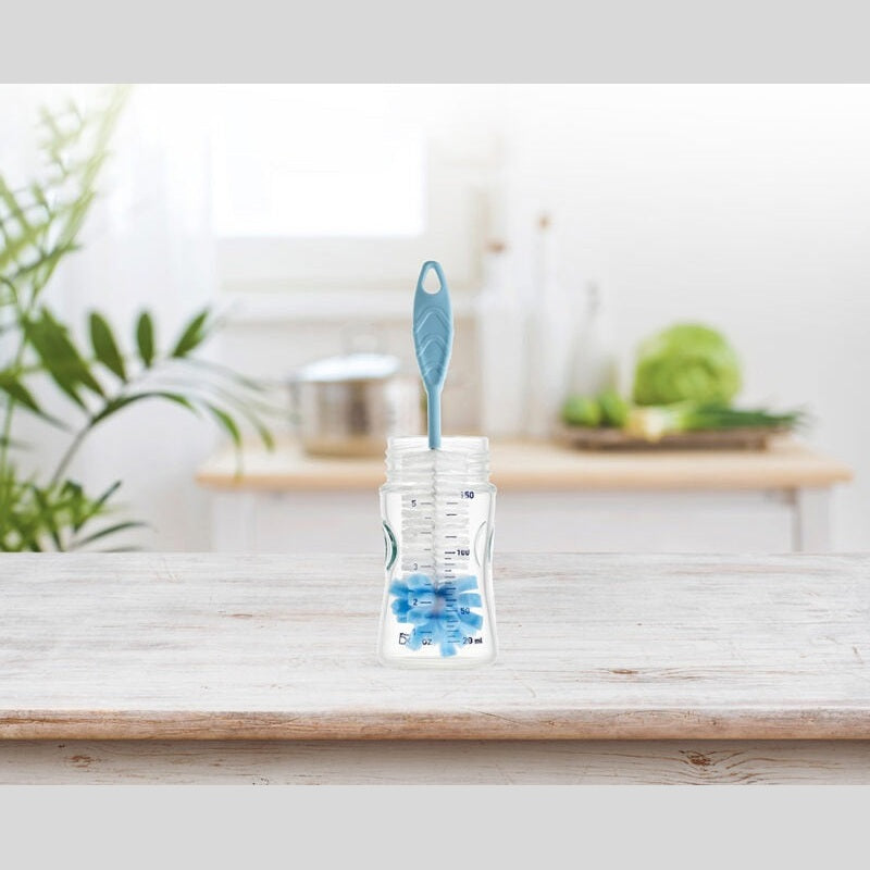 Babyjem Sponge Bottle Cleaning Brush Blue