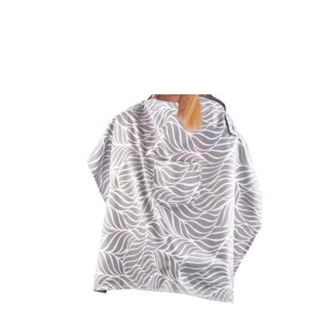 Babyjem Nursing Apron with Pocket (Grey)