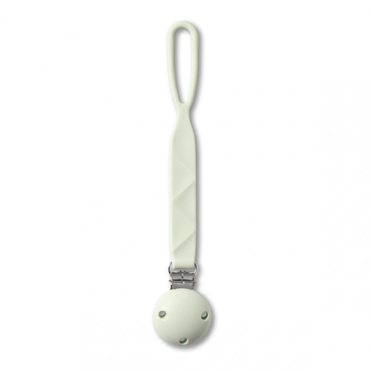 Soother Holder Silicone Green