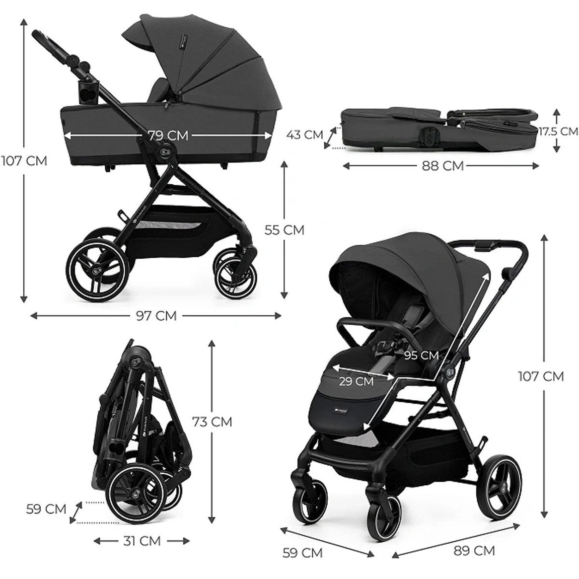 YOXI 3-in-1 Stroller