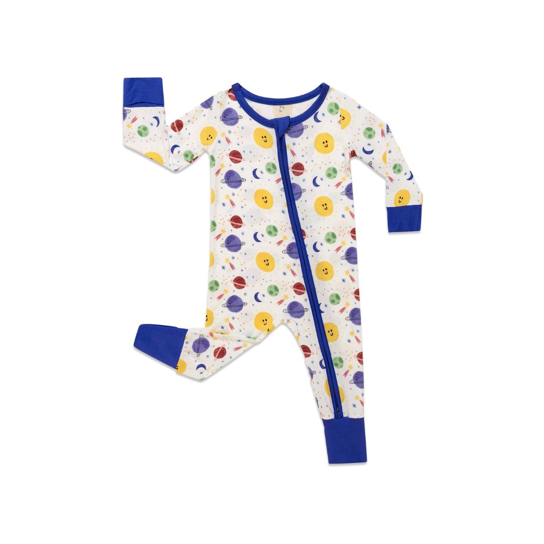 TeeJayz Galaxy Bamboo Zippy Onesie 12-18 Months