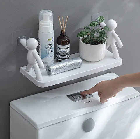 Abstract Wall Mount Shelf رف جداري بتصميم تجريدي