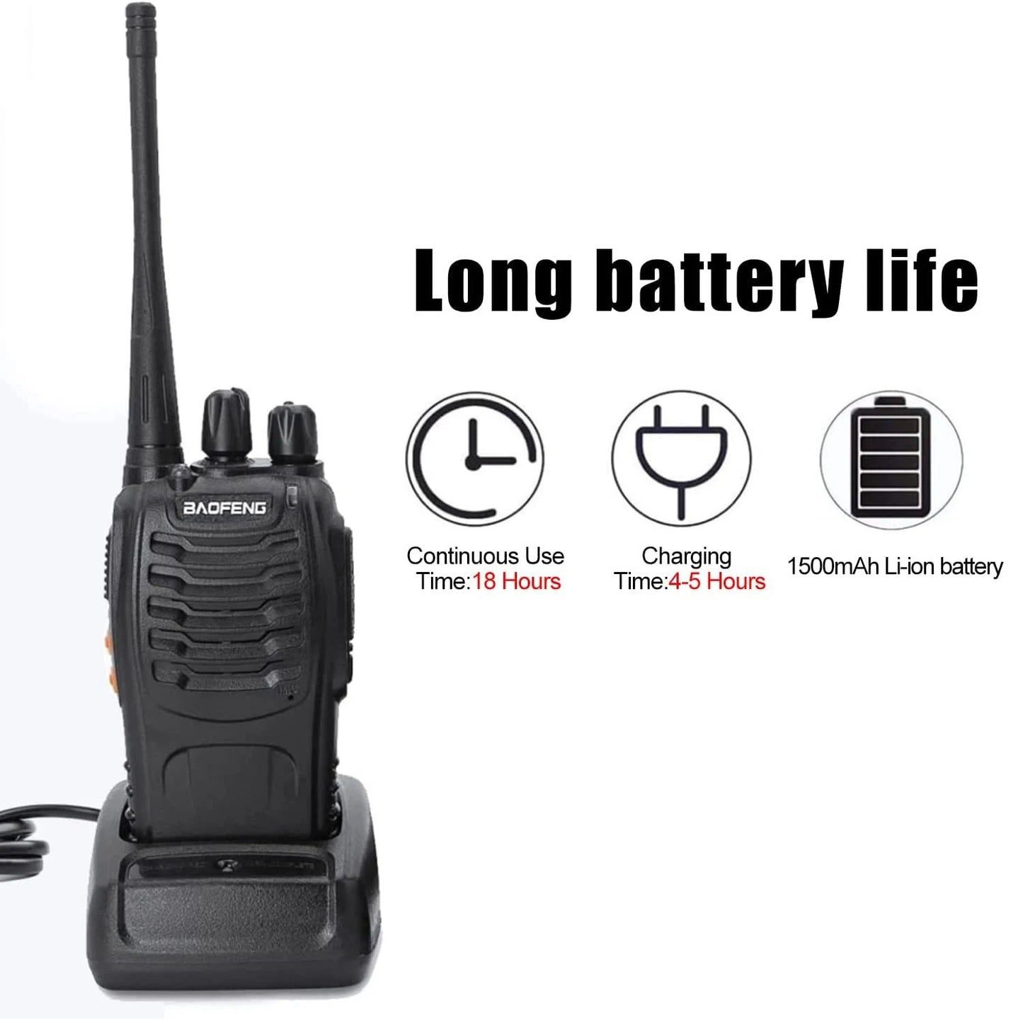 BF-888S Talkie-Walkie x2