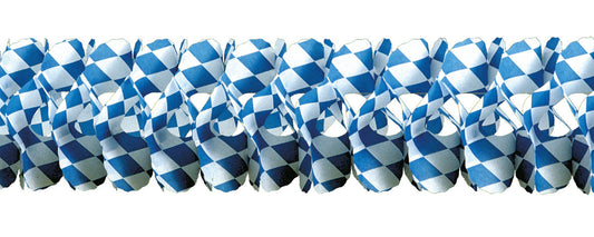 Riethmuller Blue/White Bavarian Oktoberfest Garland 4m | Riethmuller In Lebanon